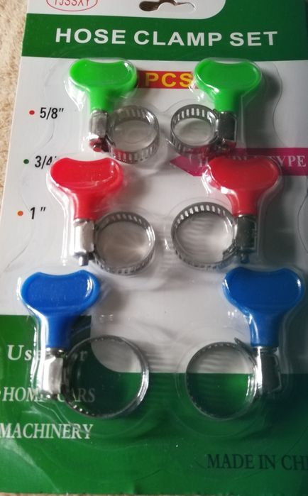 Набір хомутів 5/8, 3/4, 1.