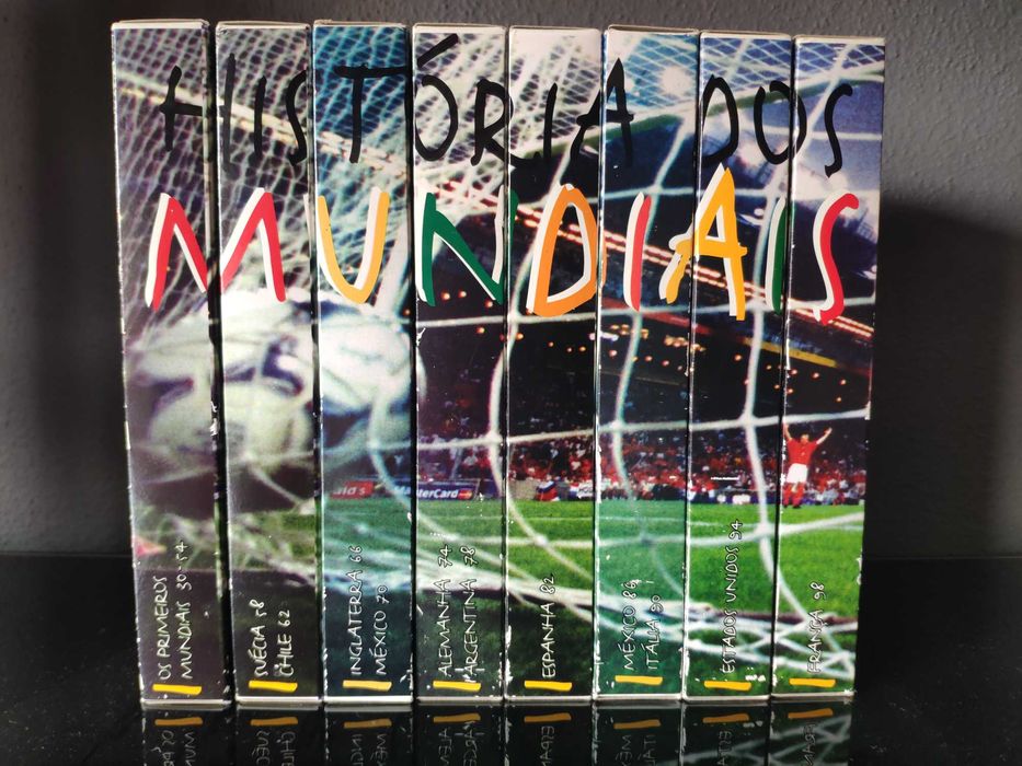 História dos mundiais - 8 VHS -