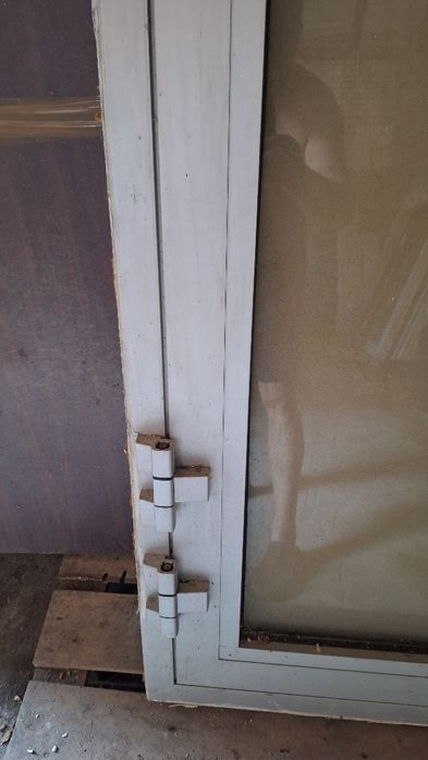 Drzwi /aluminiowe/kolor antracyt,220x102