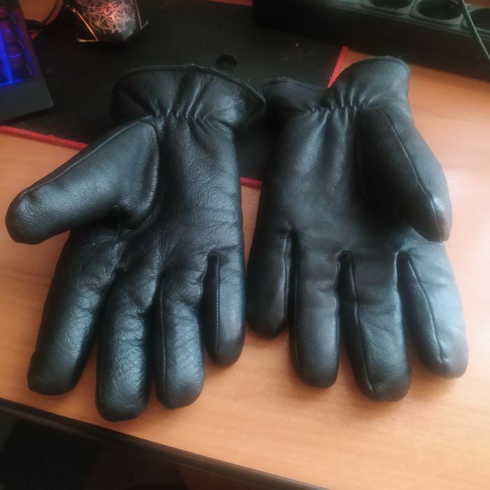 Перчатки кожаные