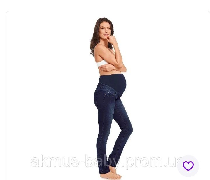 Джинси для вагітних з біо бавовни 38 М Німеччина TCM tchibo