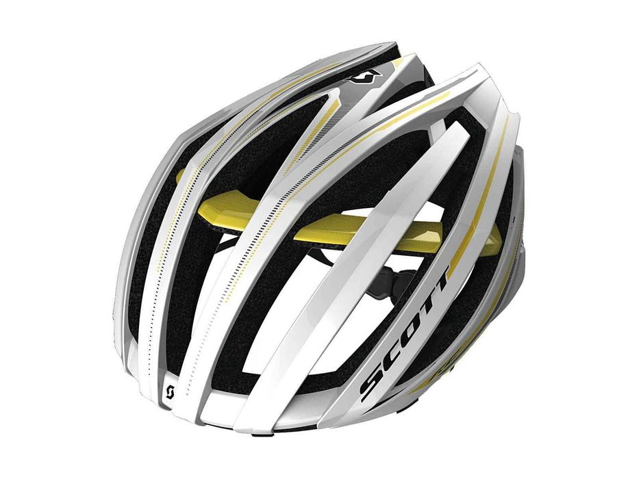 SCOTT Vanish Evo RC White/Yellow – Tamanho M – Como Novo