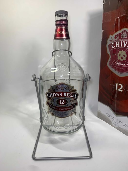 Пляшка-підставка гойдалка з-під віскі Chivas Regal 12 на 4.5 л, Чивас