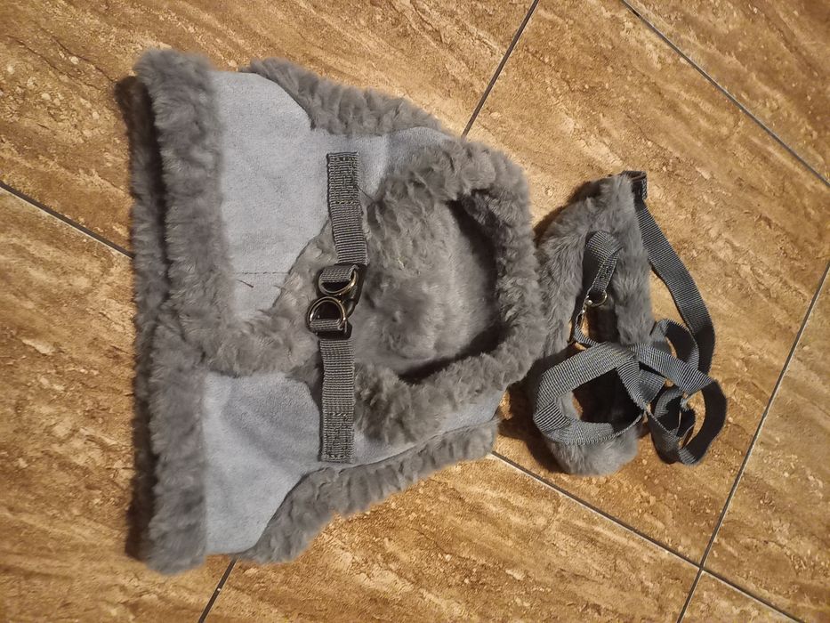 ciepłe zimowe szelki dla psa