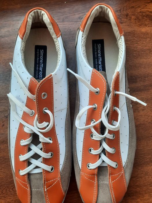 Кожаные мокасины Simone Mariotti 44-45 р.