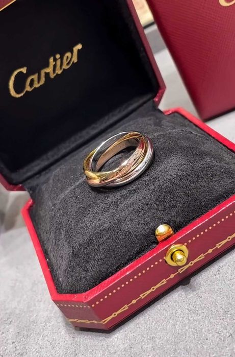 Pierścień Cartier tricolor