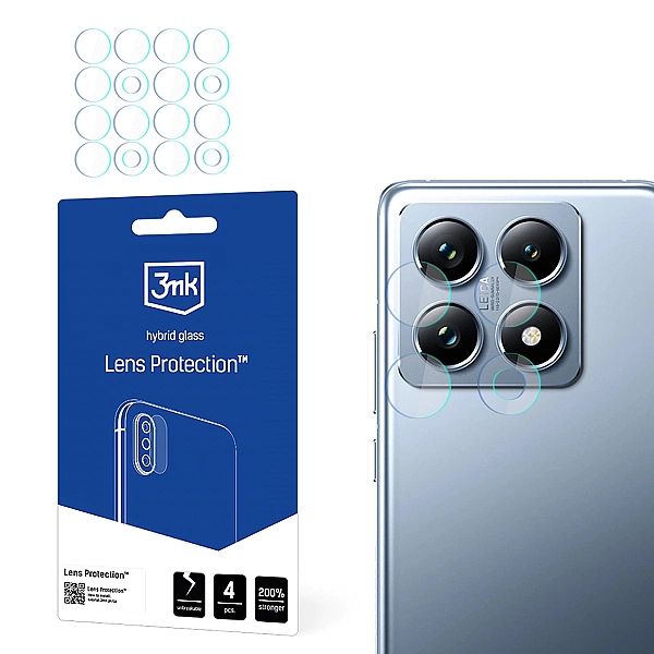 Szkło hybrydowe na obiektyw aparatu 3mk Lens Protection na Xiaomi 14T