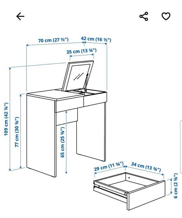 Toucador Brimnes, IKEA