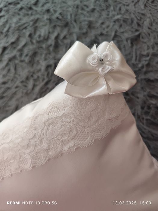 Poduszka do chrztu do wózka