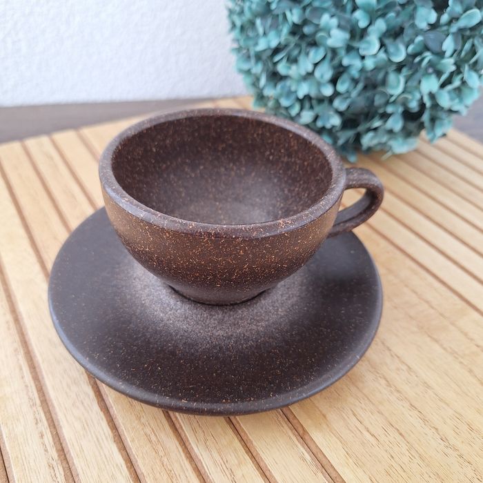 Sprzedam filiżanka z fusów kawy Kaffe form cappuccino wykonana z fusow kawy