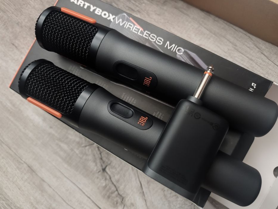 JBL PartyBox mikrofony bezprzewodowe
