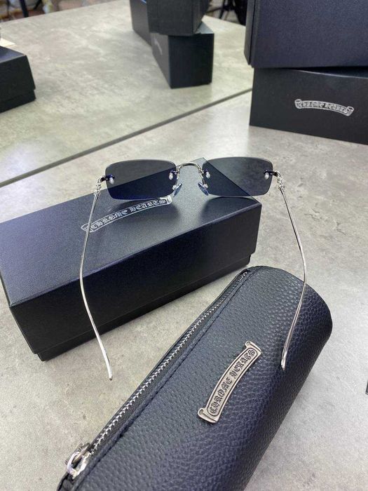 Мужские очки Chrome Hearts темные очки Хром Хартс солнцезащитные g201