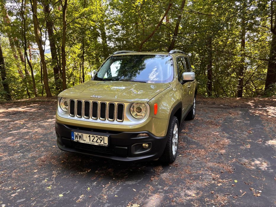 Jeep Renegade Limited 2.0 MultiJet 4x4, bezwypadkowy, hak, wymieniony pasek rozrządu