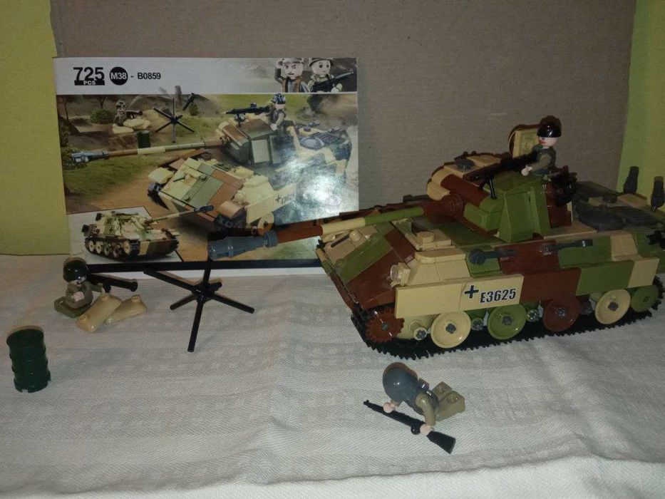 Sluban Army конструктор бойовий танк, військова техніка для дітей LEGO