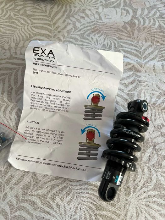 suspensão 291 R para bicicletas