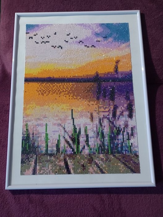 Diamont painting obraz