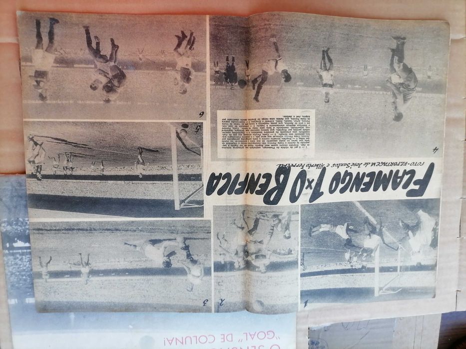 Esporte Ilustrado BENFICA 1955 Digressão Jogos c/Flamengo e Penarol