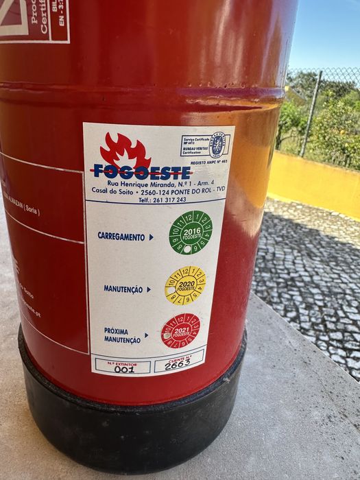 Extintor pó ABC 6kg