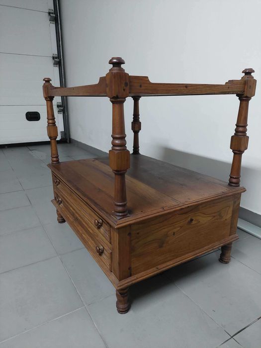 Mesa TV de madeira vintage