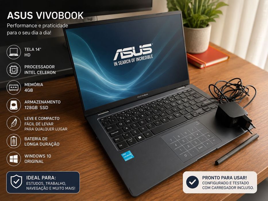 ASUS VivoBook Flip TP1400KA 14” Touch – 2 em 1 (Portátil + Tablet)