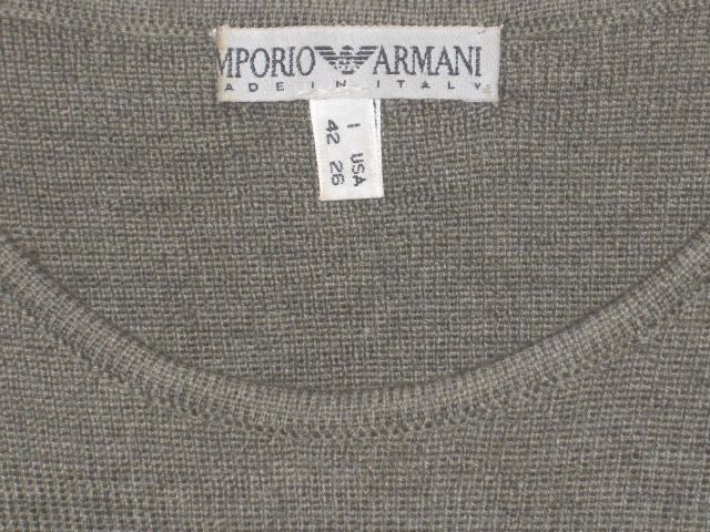 Camisola blusa lã Armani cinza tamanho M