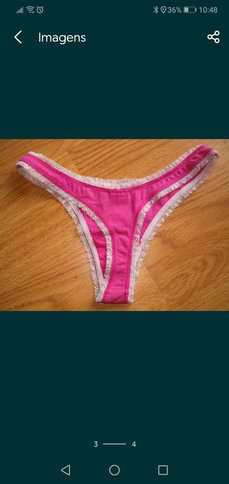 Lote 2 Tangas Rosa Super Fofas (La Redoute) - NOVO