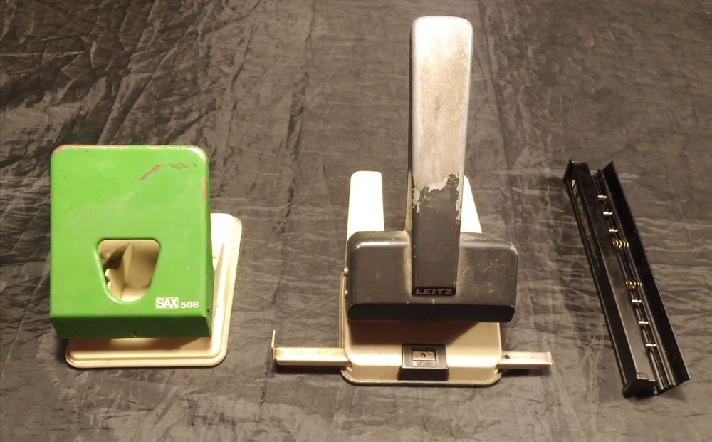 Agrafadores e furadores