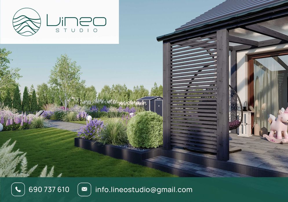 Projektowanie ogrodów / wizualizacje 3D / Cała Polska