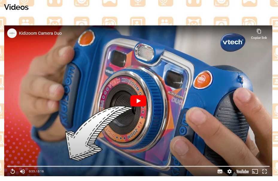 Kidizoom Duo - Maquina fotográfica multimedia infantil 10 em 1