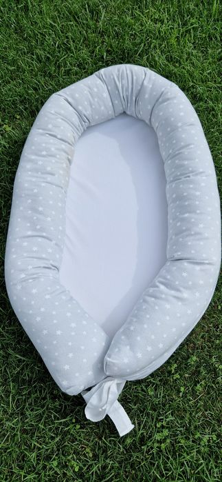 Ninho bebé Cool - Dreams Moon Amour Gris (branco/cinza), algodão