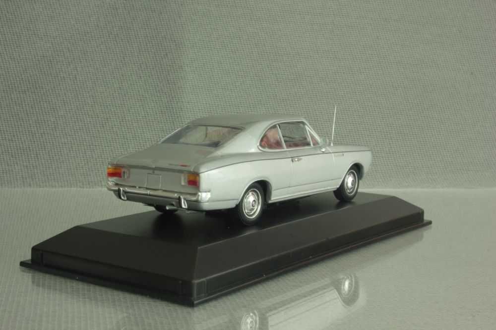 Opel Rekord C Coupe Silver 1966 Minichamps model 1:43