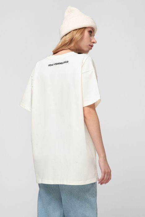 Жіноча біла футболка Levi's з  Disney Mickey & Friends