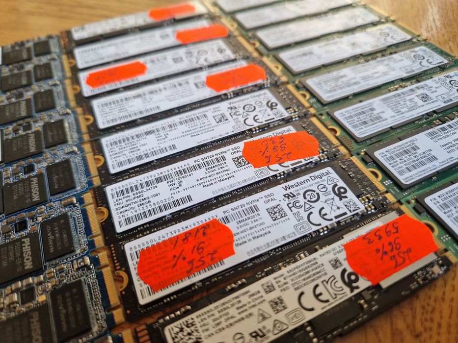 SSD m.2 Швидкісні  256gb 100%  Samsung Hynix Western Digital