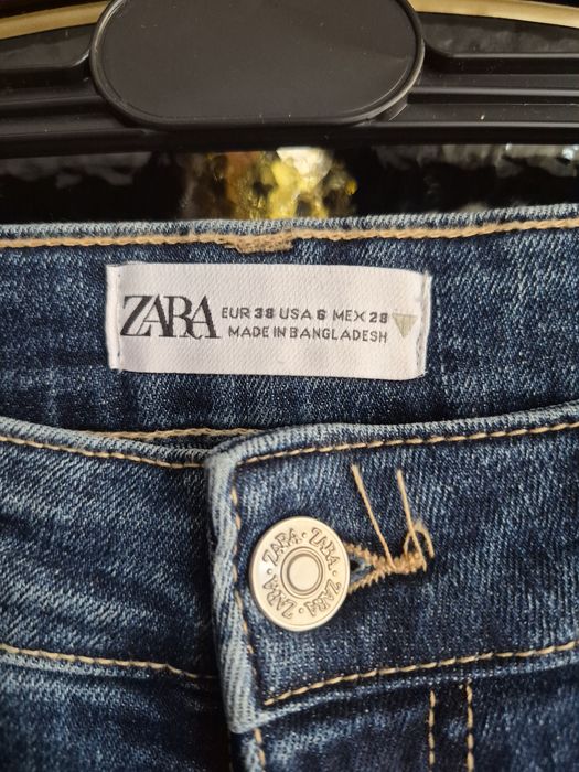 Jeansy Zara r.38