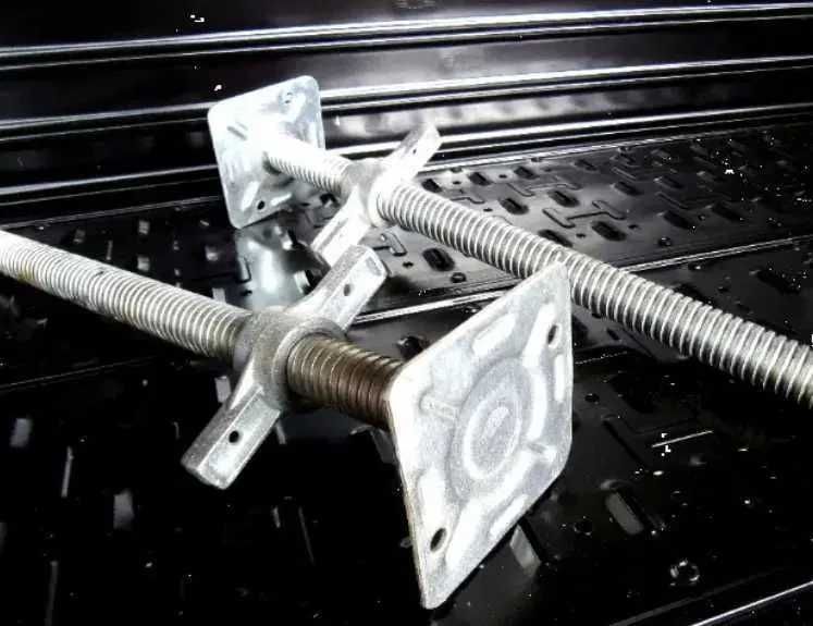 Base Nivelador Galvanizado p/ Andaime Europeu e Tradicional Novo