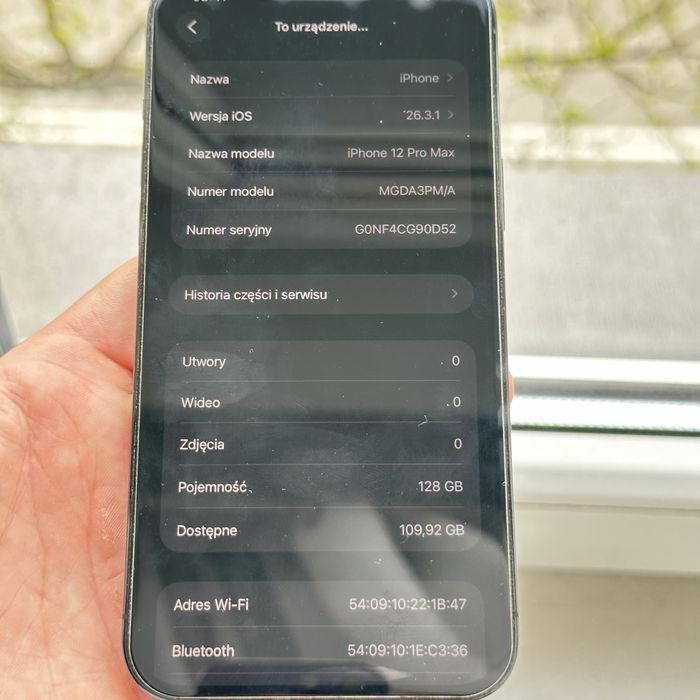 iPhone 12 pro max 128 Gb Opis