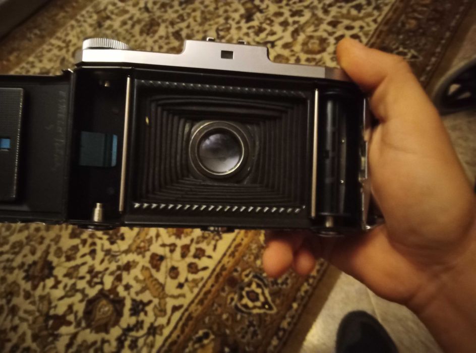 Câmara Fotográfica Vintage Nettar Zeiss Ikon dos anos 40