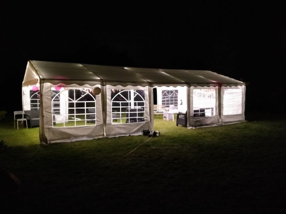 Namiot ogrodowy 5x10 pawilon WYNAJEM na imprezy komunię chrzest