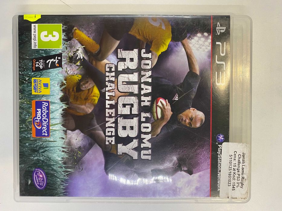 Jonah Lomu Rugby Challenge PS3 Sklep Ostróda