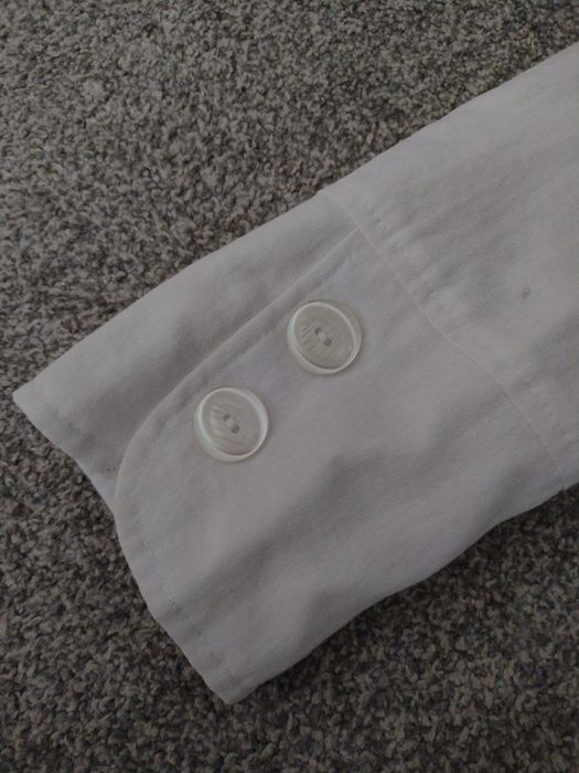 Biały żakiet damski, rozmiar 38