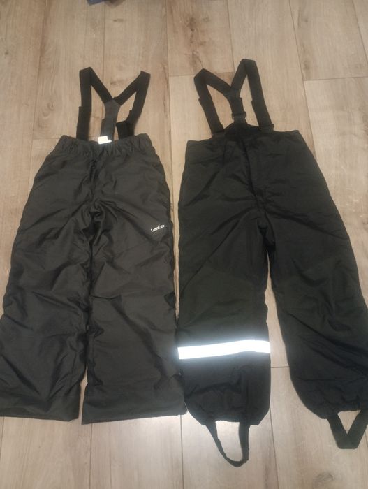 Зимові лижні штани, напівкомбінезони wedze,h&m на 6-7років