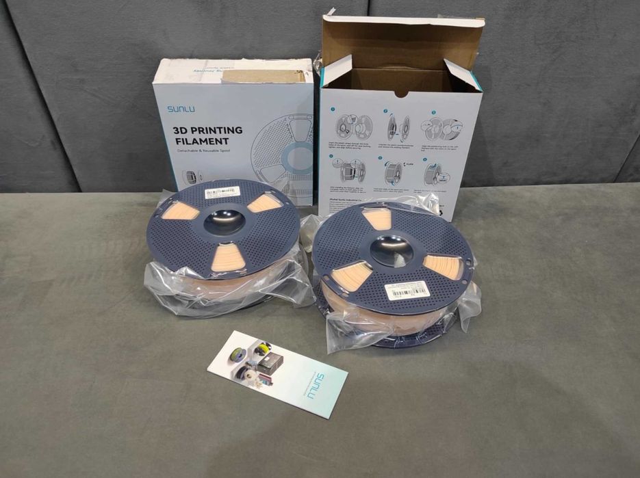 SUNLU Filament kremowy do drukarek 3D. 1,75mm 1Kg