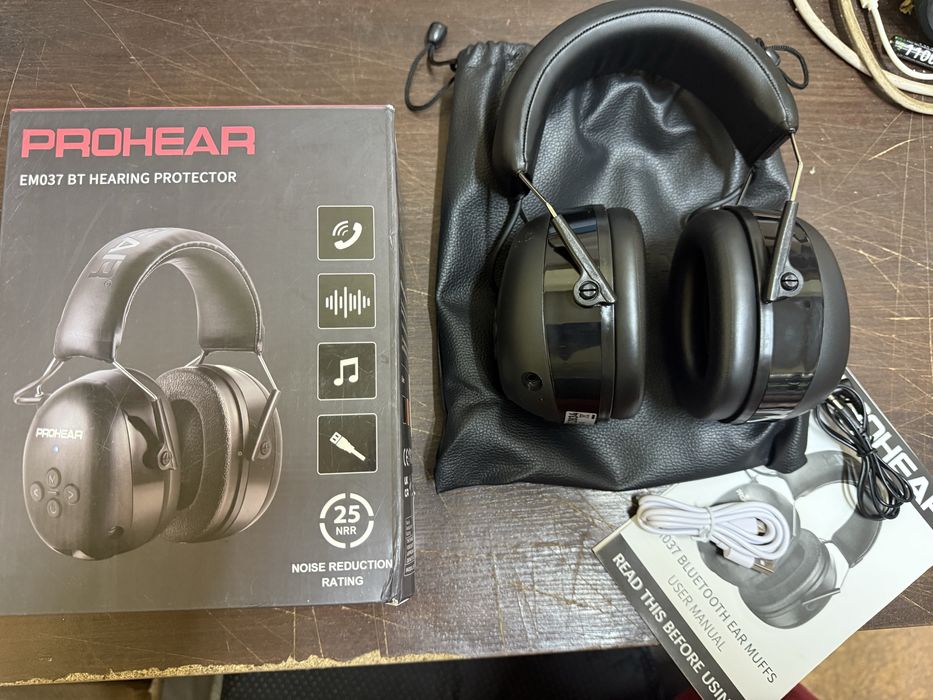 PROHEAR 037 Ochrona słuchu z Bluetooth, wbudowany mikrofon