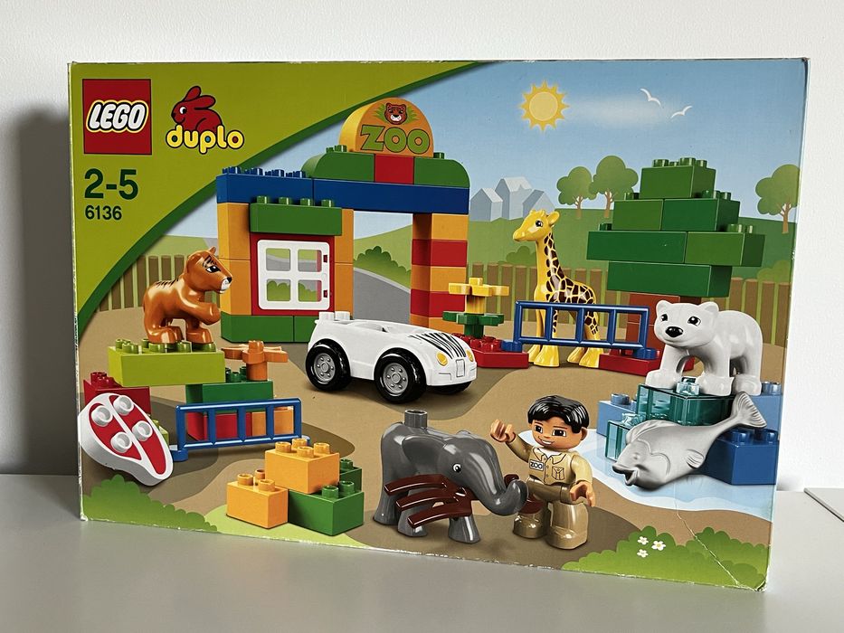 LEGO Duplo 6136 Moje pierwsze zoo, komplet, pudełko, 2011 Gdańsk
