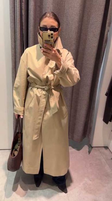 шкіряна куртка косуха тренч пуфер h&m mango reserved M L