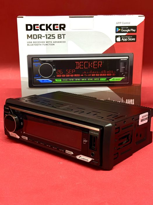 Decker MDR-125 BT процесорна магнітола преміум класу