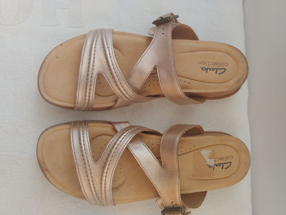 Klapki skórzane Clarks roz 41