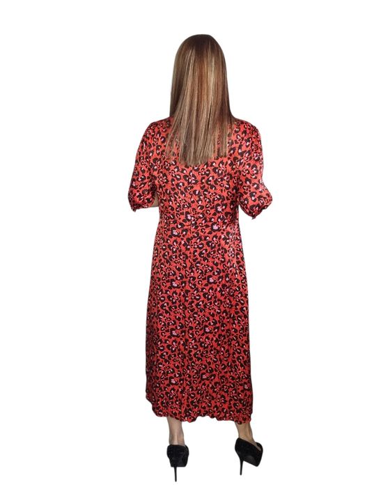 Czerwona sukienka w centki next rozmiar xl 42