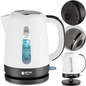 Чайник електричний 1.7 л 2200 Вт BITEK BT-152 электрочайник