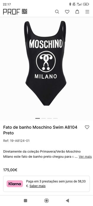 Fato de banho Moschino L